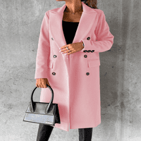Hosszú női Egyszínű Hosszú ujjú kabát száz kardigán kabát S-3XL