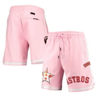 Férfi Pro Standard Rózsaszín Houston Astros Logo Club rövidnadrág