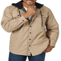 Wrangler férfiak gyapjú bélelt kapucnis ing kabátja