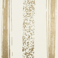Rizzy otthon nyomtatott Fólia csík Pamut dekoratív dobás párnahuzat, 20x20