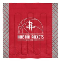 Houston Rockets Fordított Slam Teljes Királynő Vigasztaló & Shams Készlet
