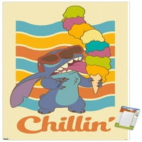 Disney Lilo és Stitch-Chillin fali poszter, 22.375 34