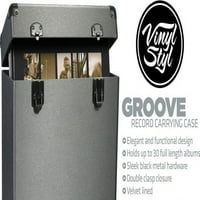 Vinyl Styl Groove Vinyl Record Hordtáska Graphit-Vinyl Styl Adapterek Groove Vinyl Record Utazási Hordtáska-Tartozékok