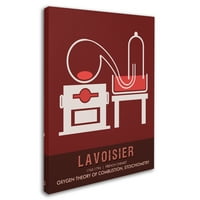Védjegy Szépművészet 'Lavoisier' vászon művészete: Grafiikka stúdió