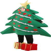 Karácsonyfa jelmez felnőtt vicces Karácsony Cosplay ruha + led fény