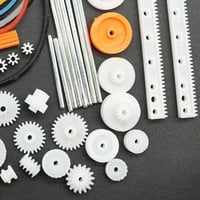 Füle műanyag fogaskerekek készlet modell készletek autós kiegészítők DIY kézműves alkatrészek Toy Robot