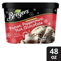 Breyers Limited Edition fagylalt fagyasztott borsmenta forró csokoládé 48oz