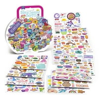 Craft-tastic Stickerfetti-aranyos és divatos VSCO matricák gyerekeknek és tizenéveseknek-6 év felett
