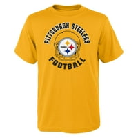Pittsburgh Steelers fiúk 4- SS Tee 9K1BXFGN XL14 16