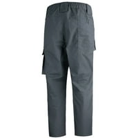 B91xZ Stretch nadrág Férfi Férfi nadrág Munkaruházat Multi Pocket Pants Wear tréning nadrág szürke, XL méret