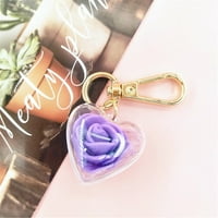 baocc kiegészítők Női kulcstartó virág Valentin kulcstartó szerelem medál tartósított kreatív táska ajándék rose day