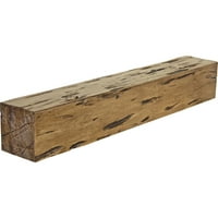 Ekena Millwork 8 H 8 D 48 W Pecky Cypress Fau Wood kandalló kandalló, prémium öreg