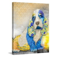 Marmont Hill feltétel nélküli szerelem kutya Connie Haley festmény nyomtatás becsomagolt vászon