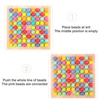 Clip gyöngyök Puzzle tábla matematikai játék Gyöngy Válogatás számlálás egymásra rakható játékok matematikai egymásra
