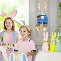 Otemrcloc Húsvéti Nyuszi Butt koszorú készlet húsvéti koszorú melléklet húsvéti ajtódíszek tavaszi ajtó lógó üdvözlő
