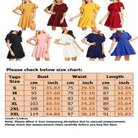 Abtel Női Sundress tunika póló ruha alkalmi rövid Mini ruhák Női bő Ünnep Fehér XL