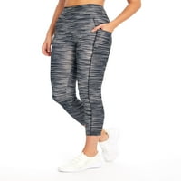 Bally Total Fitness Női aktív magas emelkedésű zseb boka Legging 25