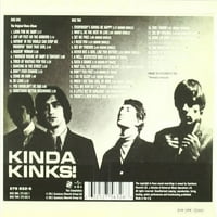 A Kinks-Kinda Kinks [kompakt lemezek] Egyesült Királyság-Import