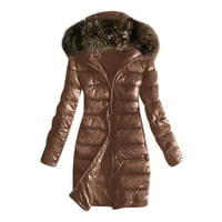Női kabátok divat színű alkalmi laza felsőruházat meleg őszi megtakarítási kabát Barna S-6XL