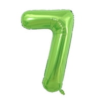 Léggömb száma hatalmas fólia léggömb száma Születésnapi dekoráció zöld