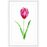 Marmont Hill Tulip Pink , Michelle Dujardin keretes festményi nyomtatás