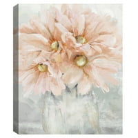 Képzőművészeti vászon Fresh Pick I & II Pink Flower Bouquet By Studio Arts Canvas Art Print