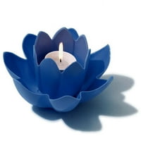 HydroTools 7.5 medence vagy Gyógyfürdő Kék úszó virág Gyertyafény