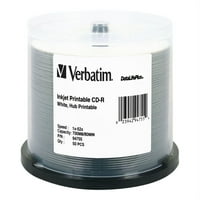 Verbatim DataLifePlus 700MB CD-R fehér tintasugaras, agy nyomtatható Orsólemez