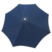 Nemzetközi koncepciók kültéri piaci esernyő, ft. Steel Pole, Sötétkék
