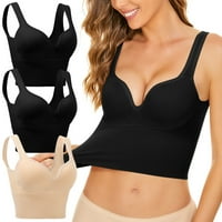 CAICJ Lingerie for Women Sports Bra-nagy hatású sport melltartók nőknek Molett méretű edzés Fitness futás Többszínű,