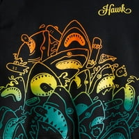 Tony Hawk rövid ujjú Hungrey cápa grafikus póló