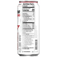 Rockstar tiszta nulla gyümölcs puncs energiaital, fl oz