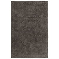 Francia kapcsolat Stonewash marokkói ékezetes szőnyeg, sötétszürke, 30x50