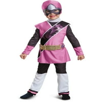Rózsaszín Ranger Ninja Acél Deluxe Kisgyermek Jelmez