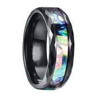 Legjobb ajándék ékszer divat gyűrűk férfi gyűrűk Abalone Gyűrűk napi gyűrűk nagy dekoratív Gyűrűk Alkalmas napi viselet