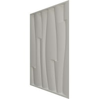 Ekena Millwork 5 8 W 5 8 H téglahullám endurawall dekoratív 3D -s fali panel, Ultracover Satin Hunt Club Green