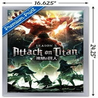 Attack On Titan-szezon Teaser egy lapos fal poszter, 14.725 22.375