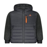 Reebok Boys Puffer mellény hüvelyekkel, méret 4-20