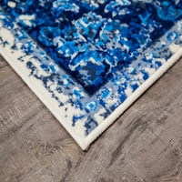 Globális Kék-fehér lótusz hagyományos szőnyeg