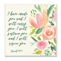Ézsaiás 46: Példabeszédek Akvarell Tavaszi Virágok Keretes Festészet Művészet Nyomtatás