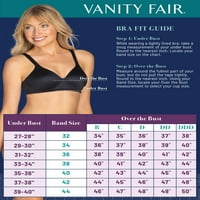 Vanity Fair női szépség hátsó vezeték nélküli melltartó, stílus 72345