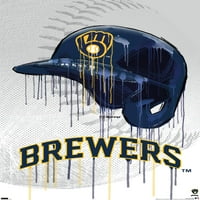 Milwaukee Brewers - Drip sisak fali poszter, 14.725 22.375