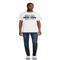 Russell Athletic Férfi és Nagy férfiak alapvető grafikus pólója, S -4XL méretek