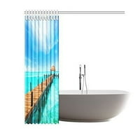 Paradise móló Isla Mujeres Mexikó fürdőszoba vízálló szövet zuhanyfüggöny