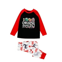 Gyerekek karácsonyi pizsama családi Pjs megfelelő készletek pizsama családi Xmas pizsama Pjs hálóruha ruhák megfelelő