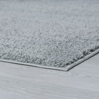 Shag terület szőnyeg vastag, szilárd szürke nappali könnyen tisztítható