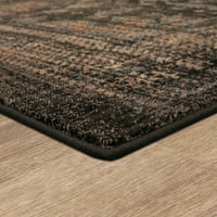Karastan szőnyegek somersby fekete 2 '3' terület szőnyeg