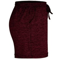 Sanviglor női nyári rövidnadrág Egyszínű jóga rövid egyenes láb strand forró nadrág hengerelt Mini nadrág edzés alja