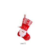wanyng Karácsonyi dekoráció karácsonyi harisnya háromdimenziós Mikulás ajándék táskák zokni, Egy méret