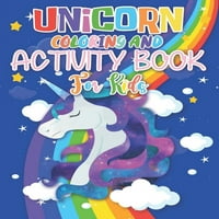 Unicorn színezés és tevékenység könyv gyerekeknek: Unicorn tevékenység könyv gyerekeknek korosztály 4-kaland lányoknak